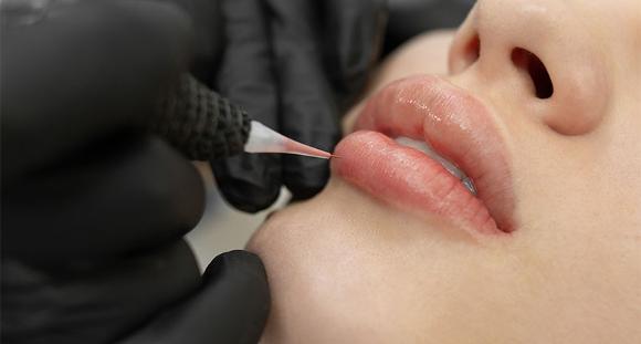 Semi - permeant lip Tattoos in Bath